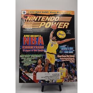 Nintendo Power Magazine Vol 107 April 1998 NBA Courtside Kobe Bryant W/ Poster